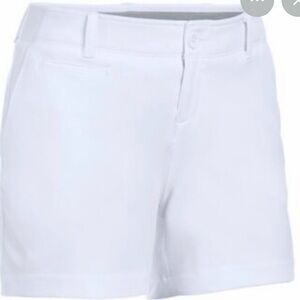 NWT Under Armour Women's White golf shorts - size 8